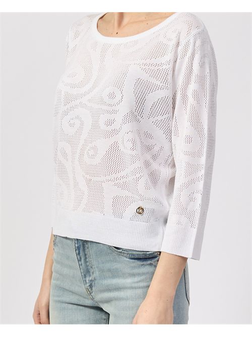 Yes Zee openwork sweater in viscose YES ZEE | M437-I9000101